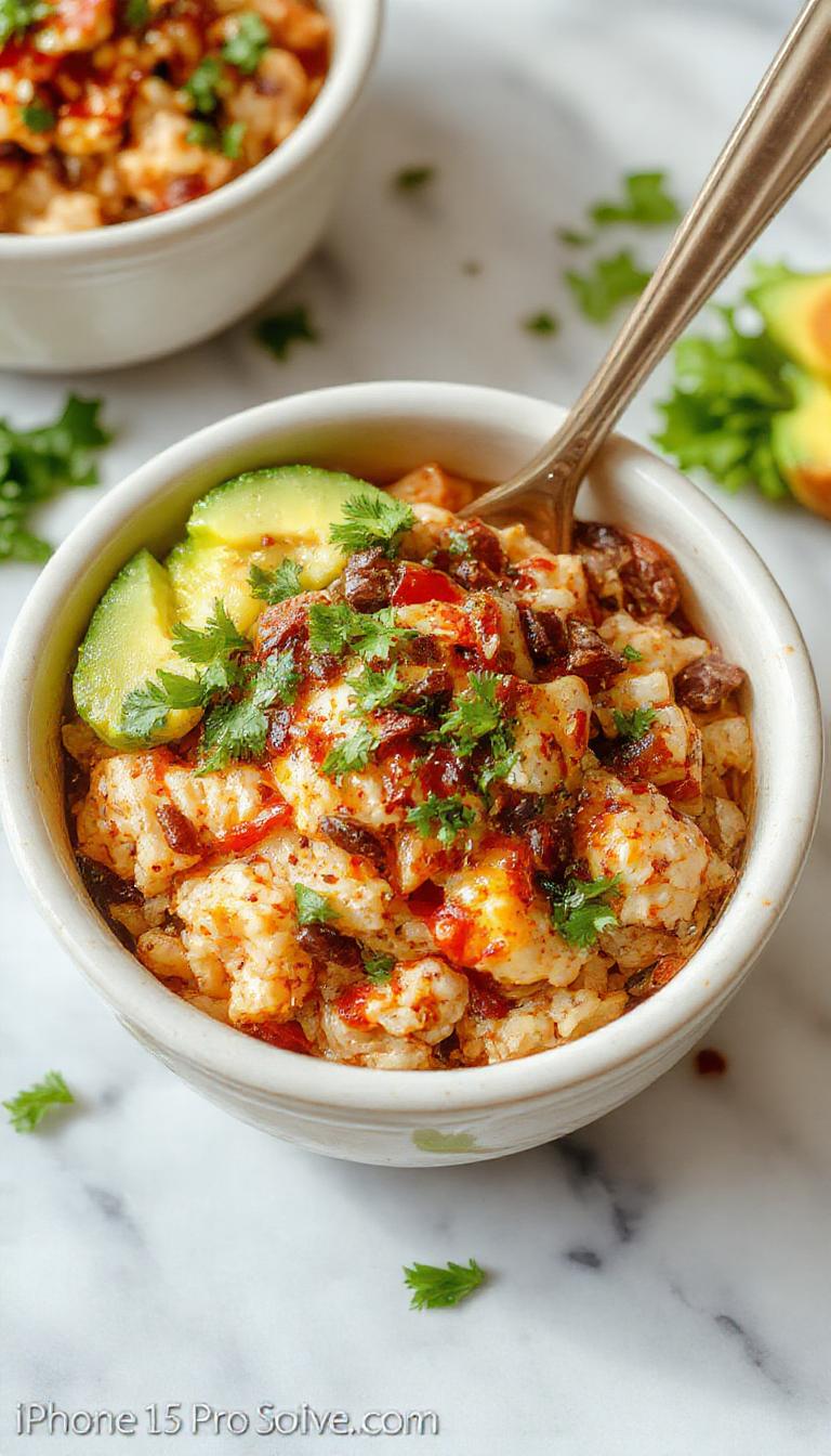 A vibrant bowl of taco rice topped with fresh lettuce, tomatoes, cheese, and seasoned ground beef, served with lime wedges on a colorful plate.