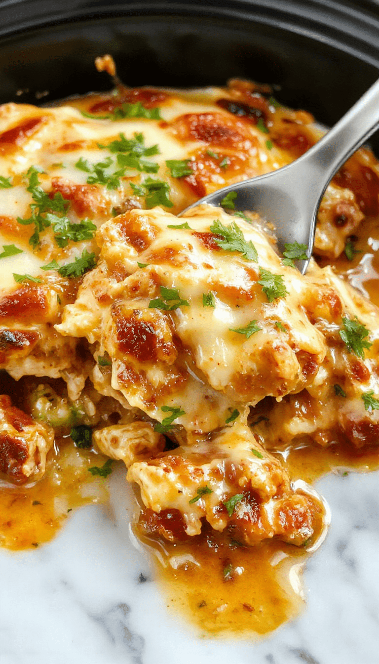 A colorful, steaming casserole dish topped with melted cheese, garnished with fresh cilantro and sliced jalapenos, served alongside warm tortillas, showcasing a hearty, layered chicken enchilada casserole with vibrant red sauce and crispy edges.