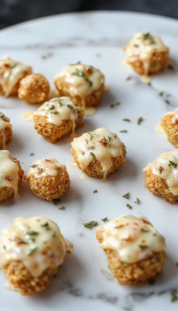 Colorful platter of bite-sized Thanksgiving finger foods, featuring mini turkey sliders, savory cheese-stuffed mushrooms, vibrant vegetable skewers, and sweet mini pumpkin pies, presented on a rustic wooden board with seasonal decorations, textures of crispy, juicy, and creamy dishes prominently displayed.