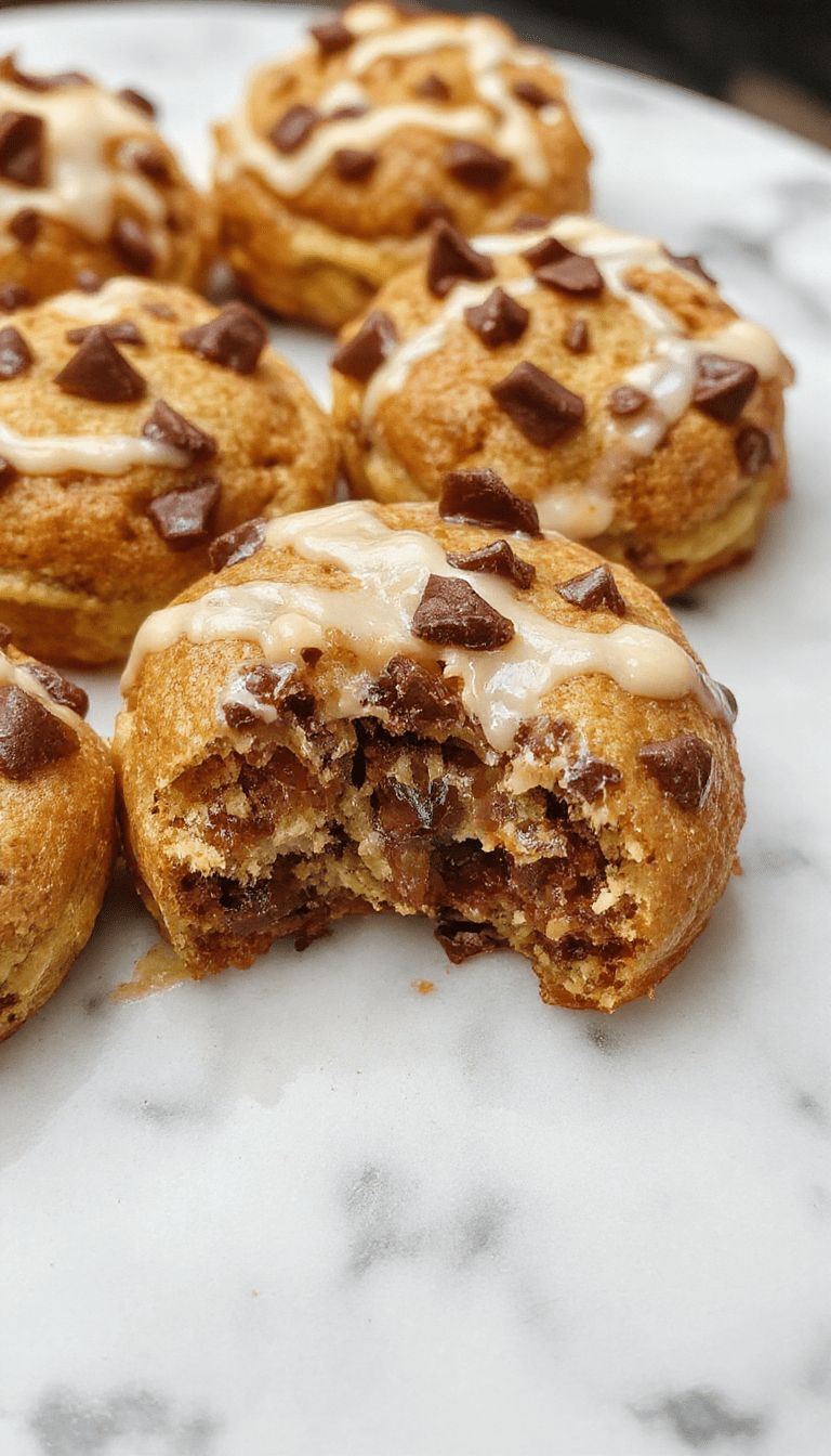 A close-up of a cutting board featuring a rectangular slice of fudgy, chewy brookies with a glossy chocolate top layer and chocolate chips, styled with a dusting of powdered sugar and a fork partially inserted, creating a tempting, decadent appearance with textured edges and rich chocolate tones.