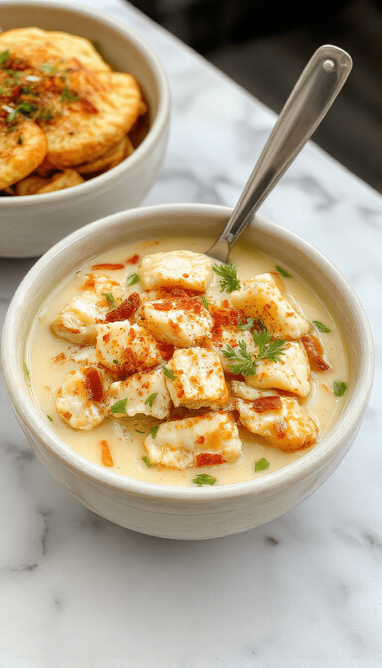 A vibrant white chicken chili served in a white bowl garnished with fresh cilantro and slices of lime, showcasing a creamy texture with tender shredded chicken, white beans, and green chilies, set against a rustic wooden background.